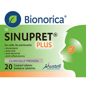 SINUPRET PLUS 20 TABLETS