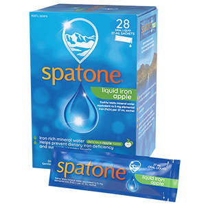 SPATONE LIQUID IRON APPLE SACH 28