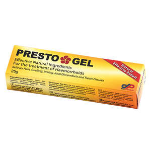 PRESTO GEL OINTMENT 25G TUBE  1