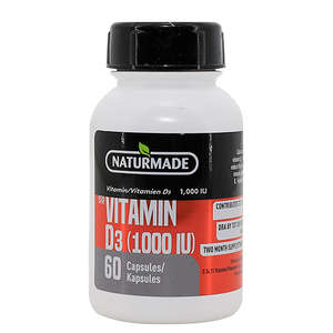 NATURMADE VITAMIN D3  60 CAPS