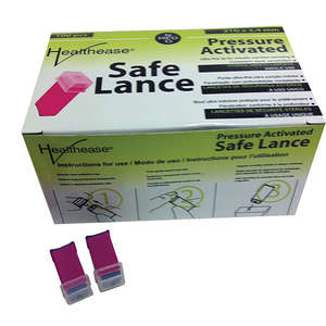 LANCET PRESSURE ACTIVATED SAFE 21G 100
