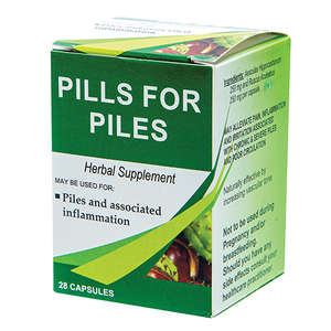 PILLS FOR PILES 28 CAPS