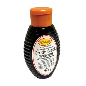 BODICARE MOLASS CRUDE BLACK SQUEEZE 475G