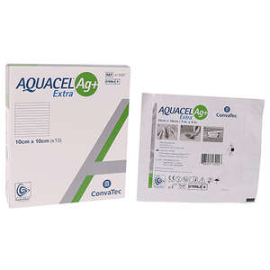 AQUACEL AG + EXTRA 10X10CM 10'S