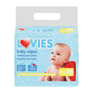 LOVIES WET WIPES MULTIP UNSCENTED 4X56~