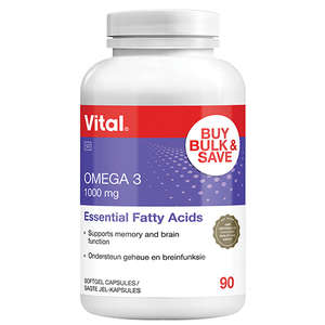 VITAL OMEGA 3 CONCENT CAPS 90