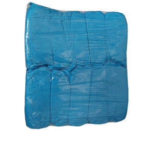 SHOE COVER DISPOSABE BLUE 35GSM 100's