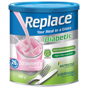 REPLACE DIABETIC STRAWBERRY 400G