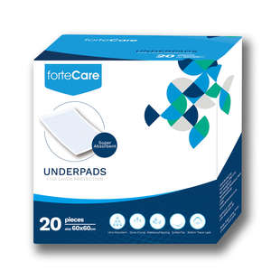 FORTECARE UNDERPAD 60X90CM 5 LAYERS 20