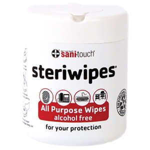 SANITOUCH STERIWIPE ALC FREE WIPES 500