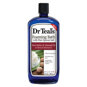 DR TEALS FOAM BATH SHEA BTR & ALM OIL 1L