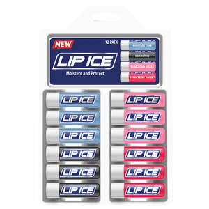 LIP ICE LIP BALM ASSORT SILICONE TRAY 12