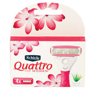SCHICK QUATTRO FOR WOMEN REFILLS 4