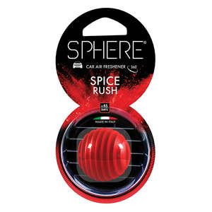 SPHERE CAR AIR FRESHENER SPICE RUSH