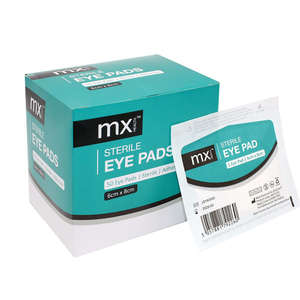 EYE PADS MX STERILE 6X8CM 50~