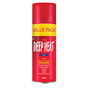 DEEP HEAT PAIN RELIEF SPRAY 250ML
