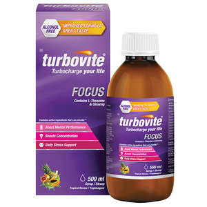 TURBOVITE FOCUS ALC FREE SYR 500ML