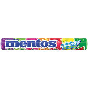 MENTOS CANDY ROLL RAINBOW 40~