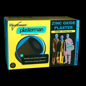 ZINC OXIDE TAPE 7.5CMX5 HEALTHEASE 6's