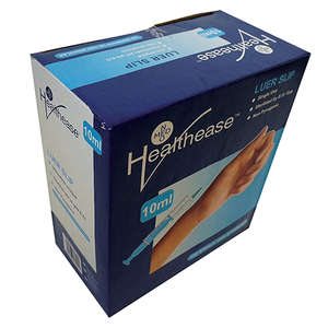 SYRI 10ML LUER SLIP 2P LF HEALTHEASE 100