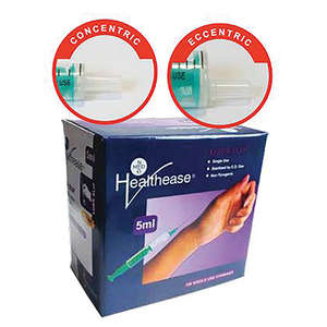 SYRI 20ML LUER SLIP 2P LF HEALTHEASE 50~