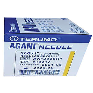 NEEDLE 20GX25MM TERUMO YELLOW 100~