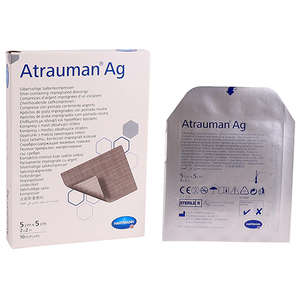 ATRAUMAN AG NON ADHESIVE 5X5CM 10~