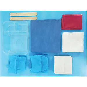 DRESS TRAY W/DRAPE TOWEL COSTIWAY