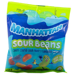 MANHATTAN BEANS SOUR 125G