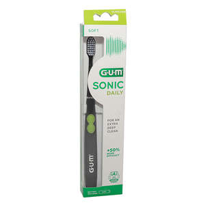 GUM SONIC DAILY TOOTHBRUSH - BLACK