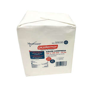 GAUZE 100x100x12PLY NS HEALTHEASE 100~