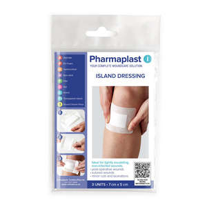 PHARMAPLAST TRANS ISLAND DRESS 7X5CM 3~