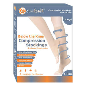 COMPRESSION STOCK BELOW KNEE - L