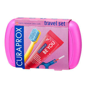 CURAPROX TRAVEL SET PINK