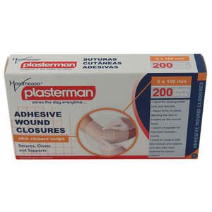 WOUND CLOSURE STRIPS 6x100mm H/EASE 200s