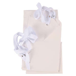 APRON PLASTIC WHITE 120X117CM 1 VAVRO