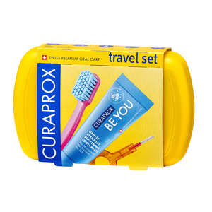 CURAPROX TRAVEL SET YELLOW