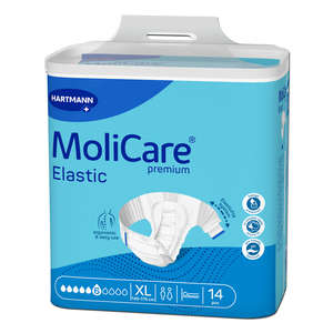MOLICARE PREM ELASTIC 6 DROP XLRG DAY 14