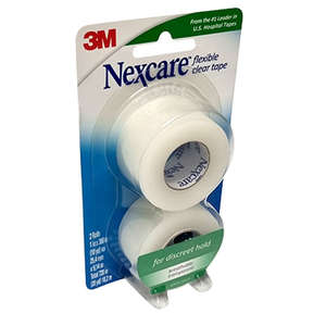NEXCARE FLEXIBLE CLEAR 25.4MMX9.14M 2PK~