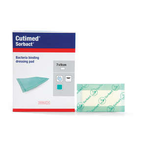 CUTIMED SORBACT SWABS 7X9CM 1