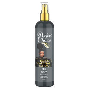PERFECT CHOICE CHARCOAL AFRO SPRAY 350ML