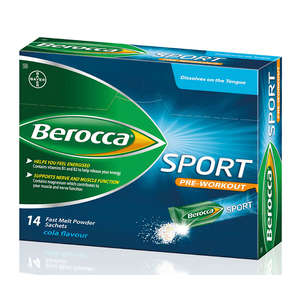 BEROCCA SPORT POWDER SACHETS 14