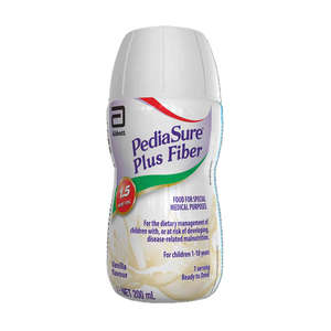 PEDIASURE PLUS FIBER VANILLA 200ML RTD