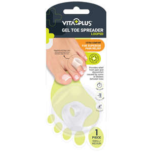 VITAPLUS GEL TOE SPREADER LOOPED S/M 1PC