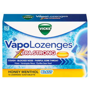 VICKS XTRA STRONG HONEY LOZENGES 16