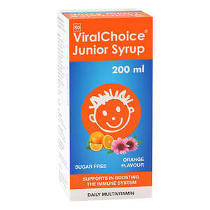 VIRALCHOICE JNR ORANGE 200ML LIQUID