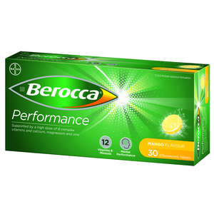 BEROCCA PERFORMANCE EFFERV MANGO 30