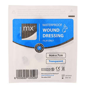 WOUND DRESSING MX FILM TRANSP 6X7CM 1