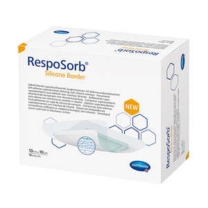 RESPOSORB SILICONE BORDER 10X10CM 10'S~
