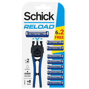 SCHICK HYBRID RELOAD KIT 6+2 FREE